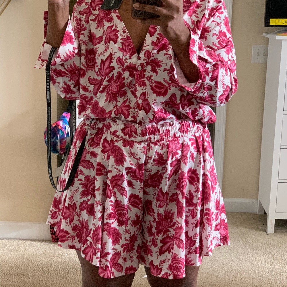 PLT Red floral Set-NWT!!!